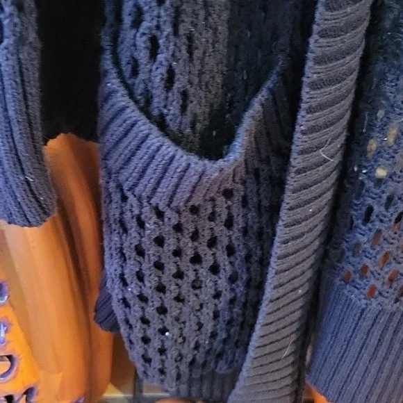 Pretty Jeanne Pierre cardigan black . Sixe 2X - Picture 2 of 4